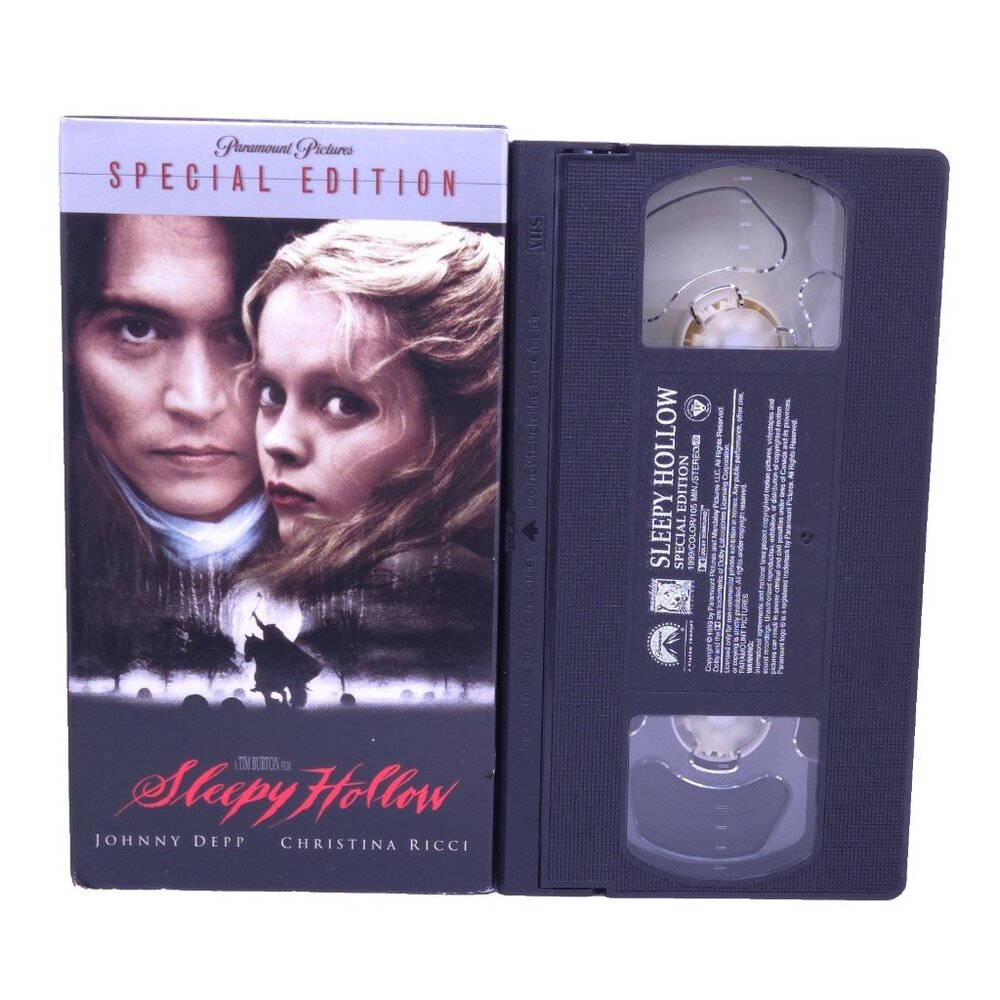 Tim Burton's Sleepy Hollow (VHS 2000 Special Edition) Tested and Working